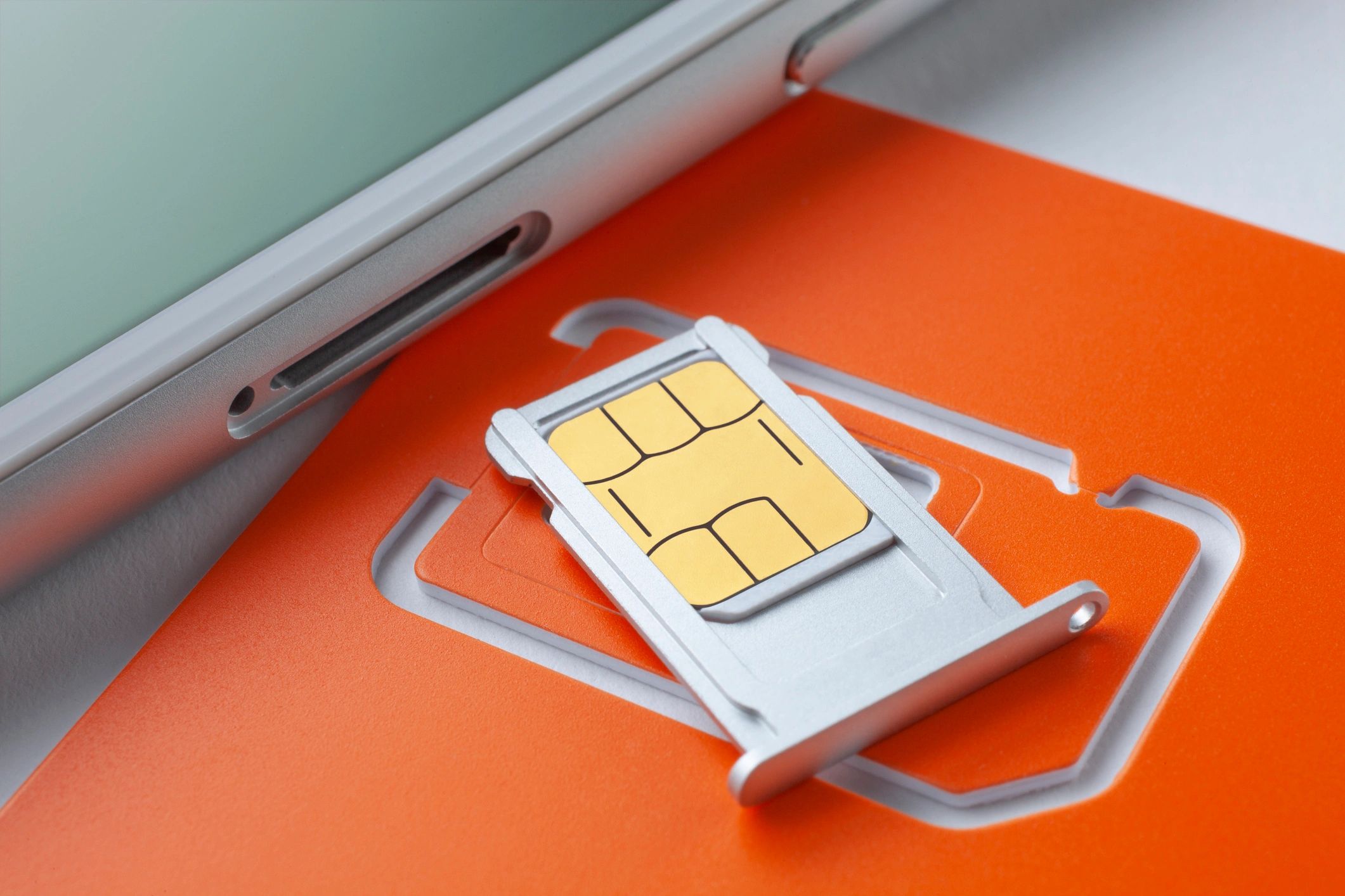 SIM card and smartphone
